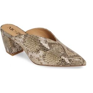 Nic + Zoe Snakeskin Calle Mules